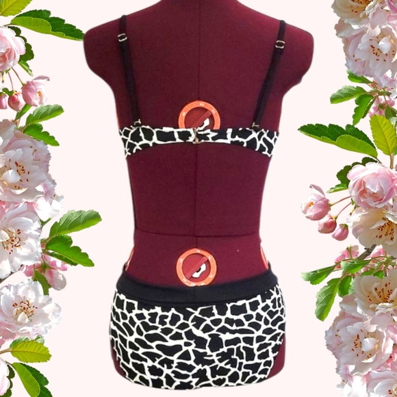 Giraffe Print Bikini Set - Picture 2 of 15